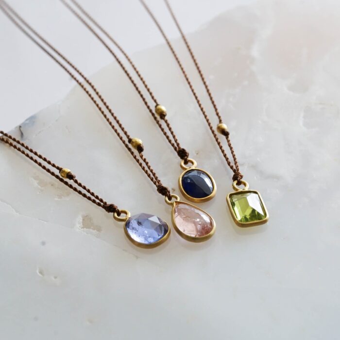 charity⭐︎天然石 SOURCE objectsのネックレスが入荷しました